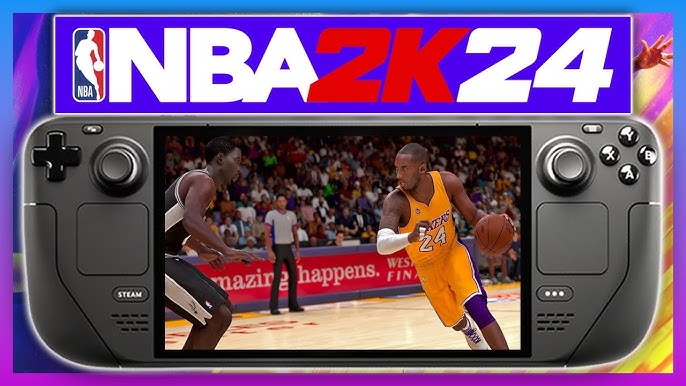 NBA 2K23 - Steam Deck gameplay 60 FPS 