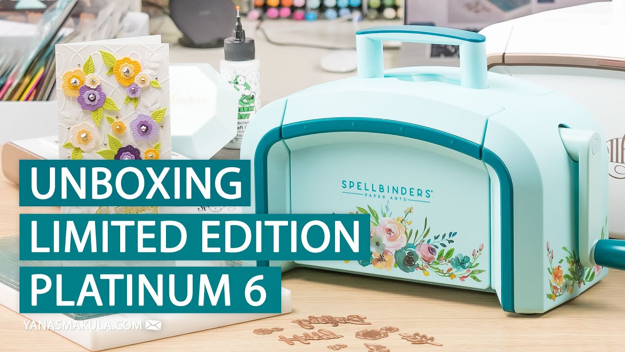 Unboxing Spellbinders Aqua Limited Edition Platinum 6 Machine 