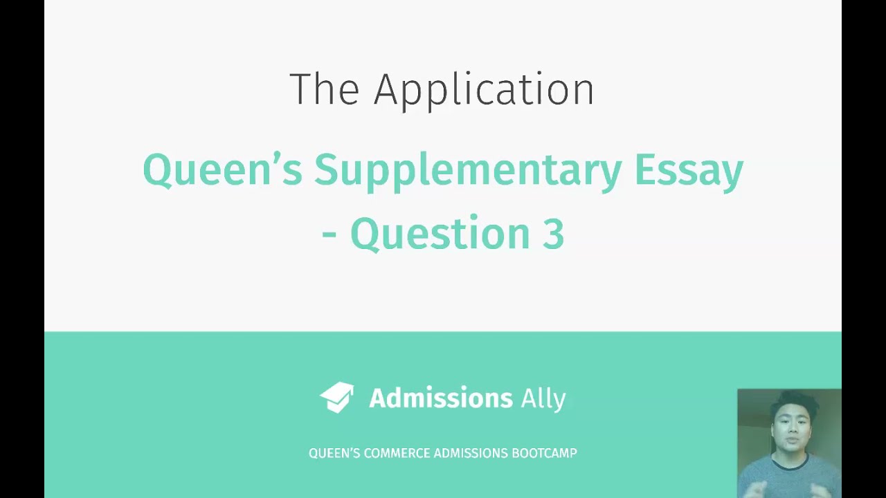 queen's commerce supplementary essay reddit