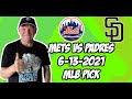 MLB Pick Today New York Mets vs San Diego Padres 6/13/21 MLB Betting Pick and Prediction