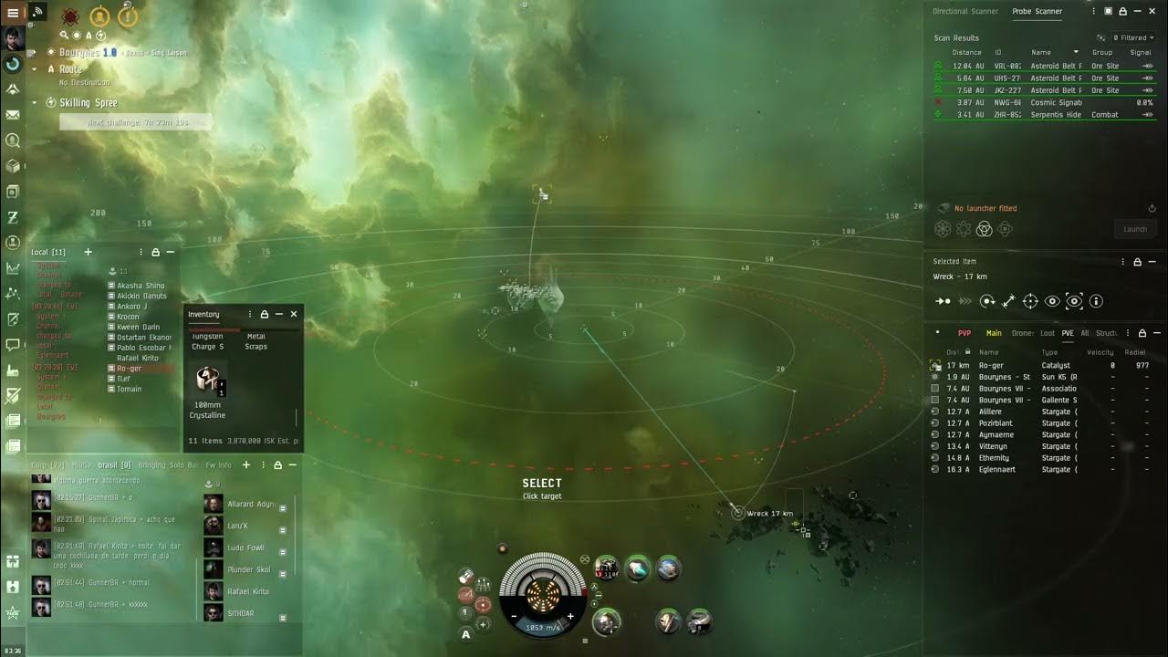 EvE DualRep Rifter vs Catalyst Navy Issue Explorer YouTube