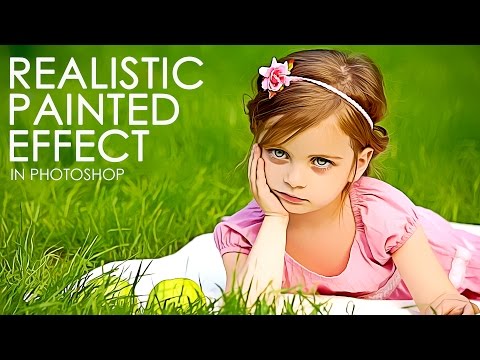Realistic Painted Effect - Turn Photo into Painting - Photoshop Tutorial with PSD file Realistic Painted Effect - Turn Photo into Painting - Photoshop Tutorial with PSD file