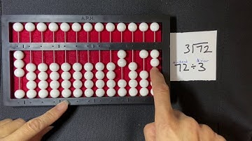 Cranmer Abacus Counting Method Division: double digit by single digit, no remainder