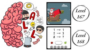 Brain Test All Star : Level 167 , 168 – How to Solve? (Walkthrough)