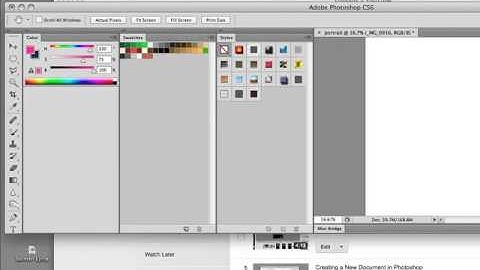 Creating a New Workspace