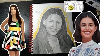 Drawing Naomi scott from lemonade mouth🍋👄🎤