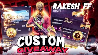 Rakesh ff is live free fire diamond giveaway free redeem code giveaways #gyangaming #shorts