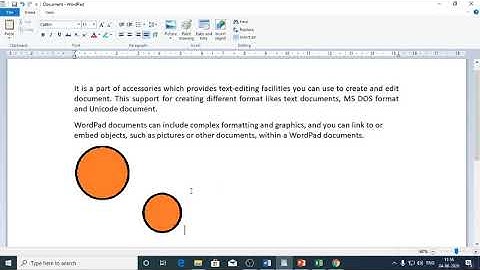 insert object wordpad