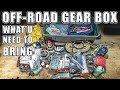 What You NEED to Bring Riding With You - SXS/UTV Off-Roading Gear Box Overview - Essential Tools