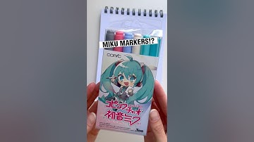 Using Miku Copic Markers in My sketchbook