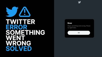 How To Fix Twitter Login Error "Oops Something Went Wrong Try Again Later" - SOLVED