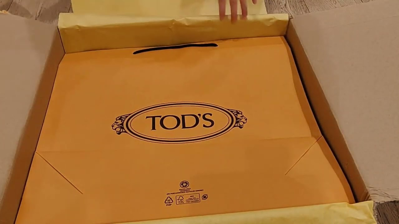 Tod's unboxing - YouTube