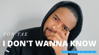 Mario Winans - I Dont Wanna Know (Acapella Remix)