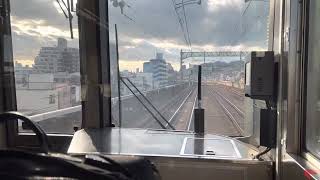 JR神戸線前面展望新快速姫路行き　尼崎〜明石　本気の運転技術　爆速