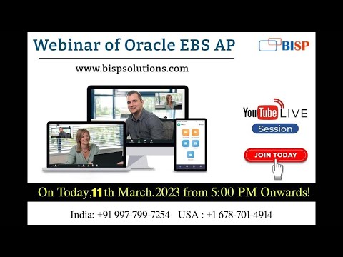 Webinar of Oracle EBS AP  | Oracle Payables Cloud | Oracle E-Business  | Oracle EBS Tutorial