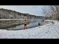 Купание в ледяных водах реки Неман / Ice Bathing in the River /