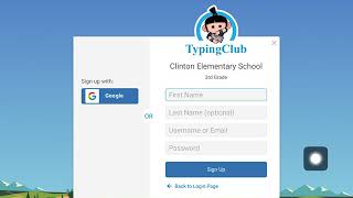 How to login to Typing Club
