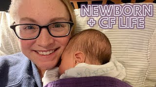 Morning Routine with Cystic Fibrosis & a Newborn!