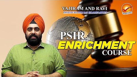 Enrich PSIR | Vajiram & Ravi