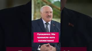 Лукашенко: Мы привыкли жить коллективно! #shorts