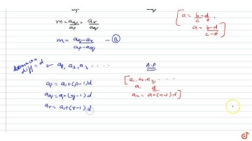 Let `a_1,a_2,a_3...` be in A.P. and `a_p,a_q,a_r` be in G.P. then value of `a_q/a_p` is