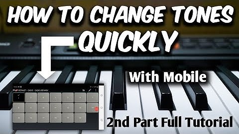 How To Change Tones Quickly in Casio Cts200 and Cts300 | 2nd part full explained | Twister Piano