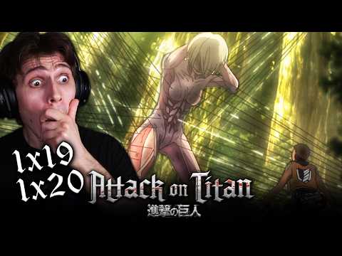 Attack on Titan 1x19 & 1x20 REACTION!! *FIRST TIME WATCHING*