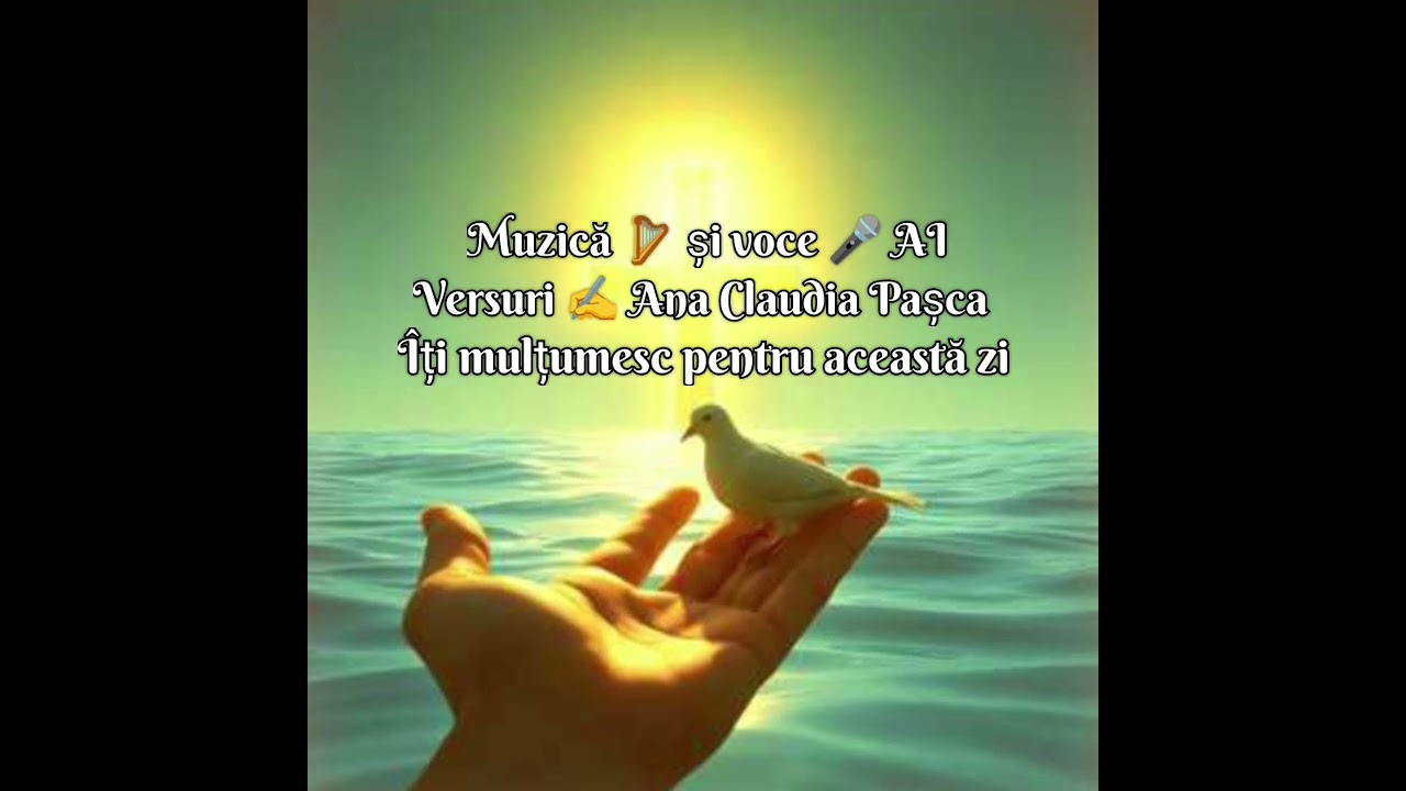 Îți mulțumesc pentru această zi - Versuri - Ana Claudia Pașca 