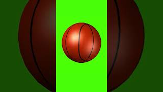 Green Screen Basket Ball