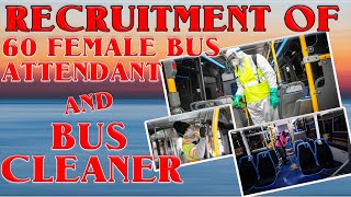 Free Jobs in UAE || Urgent Required 60 School Bus Cleaners Cum Assistant || Join ASAP limited seats