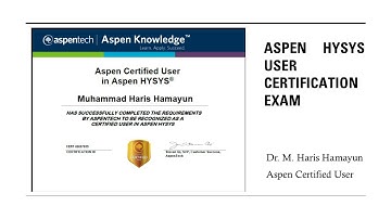 ✅ Aspen HYSYS Certification | Step-by-Step Guide to Get Certified
