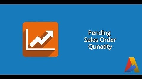 Pending Sales Order Quantity on Product in Odoo v12