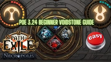 Path Of Exile 3.24 - Voidstones Simple Explanation