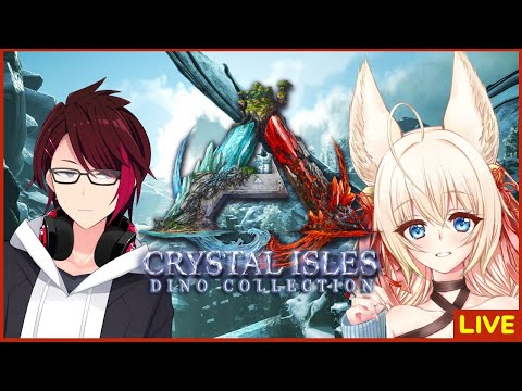 【ARK Crystal Isle】八代サーバー再稼働、色彩豊かな世界での新しい出会い【Vtuber】