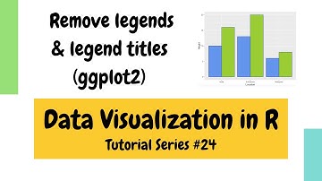 Plotting in R using ggplot2: Remove legends and legend titles (Data Visualization Basics in R #24)