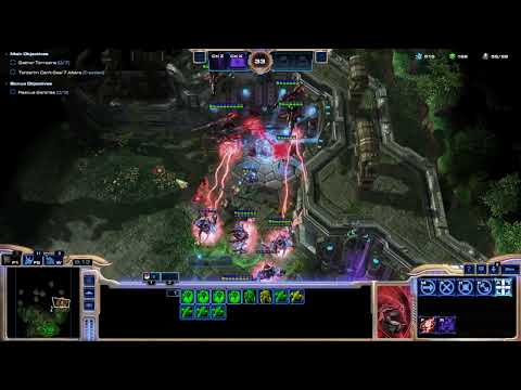 Видео: StarCraft 2 WoL Protoss Edition задание "Зов джунглей"