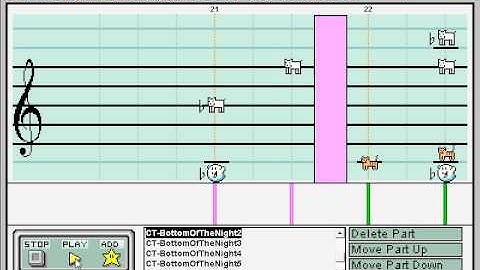 Chrono Trigger, At the Bottom of the Night - Mario Paint Composer