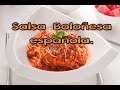 Salsa Boloñesa española.