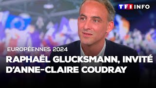 Européennes 2024 : Raphaël Glucksmann, tête de liste PS-Place publique, invité d’Anne-Claire Coudray