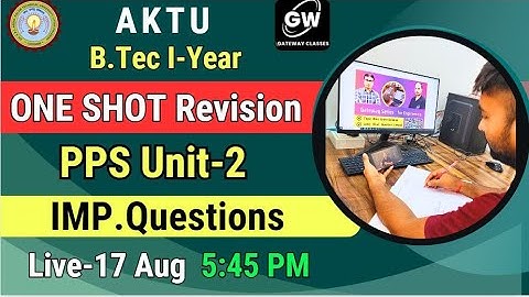 PPS I UNIT-2 I ONE SHOT REVISION I by Pragya Ma