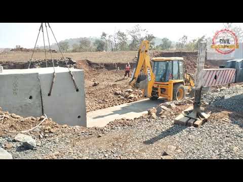 Precast Box Culvert Erection|| Delhi Mumbai Expressway.