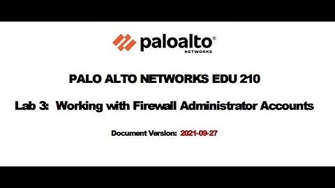 Palo Alto NGFW Lab 3: Managing Firewall Administrator Accounts Like a Pro. #paloaltofirewall