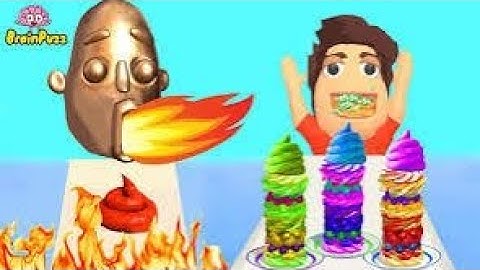 sandwich 🍔 rush woww play 9999 levels iOS trailer walkthrough satisfying gameplay.