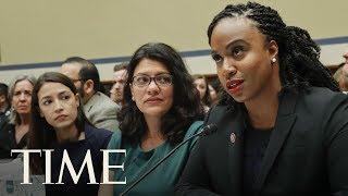 News conference by the four congresswomen alexandria ocasio-cortez,
ilhan omar, ayanna pressley and rashida tlaib.subscribe to time ►►
http://po.st/subscribe...