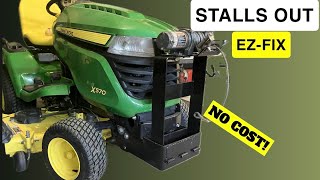 JOHN DEERE STALLS WON T RUN-X 570