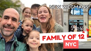 Family of 12 in NYC ❤️🗽 New Wegmans in Manhattan Tour (Fanciest Grocery Store Ever!)