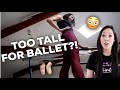 Pointe Shoe Fitting a 6 FEET TALL DANCER