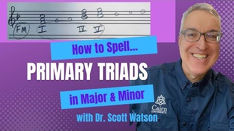 Spelling the Primary Triads in Major and Minor