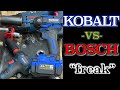 Kobalt XTR vs Bosch Impact Driver one tool IS TOO POWERFUL!