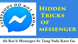 Hidden Features and Tricks of Messenger 2020 in Urdu And Hindi | By AnsAri Z. screenshot 4
